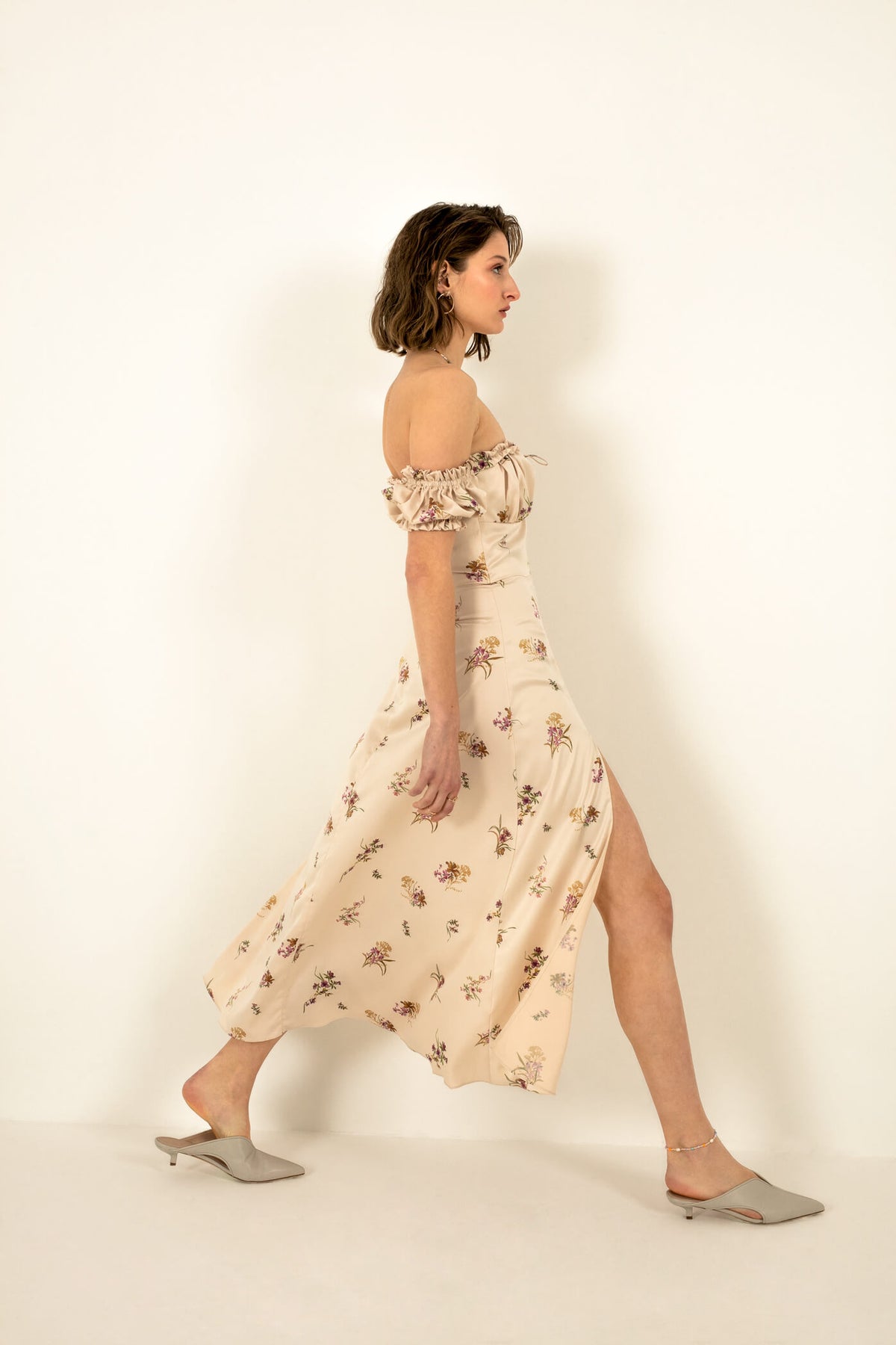 Model in Muse dress