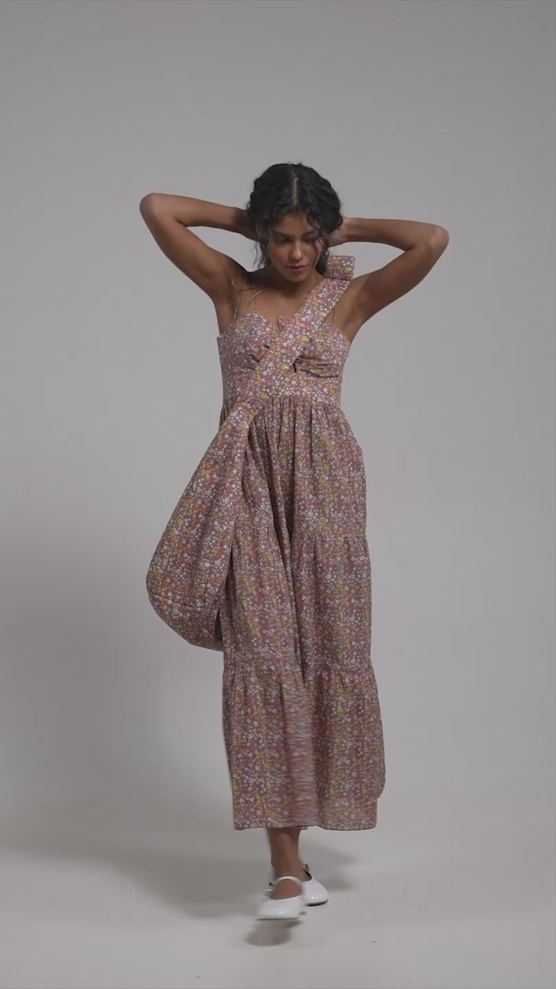 Model in Meadow Whisper dress video