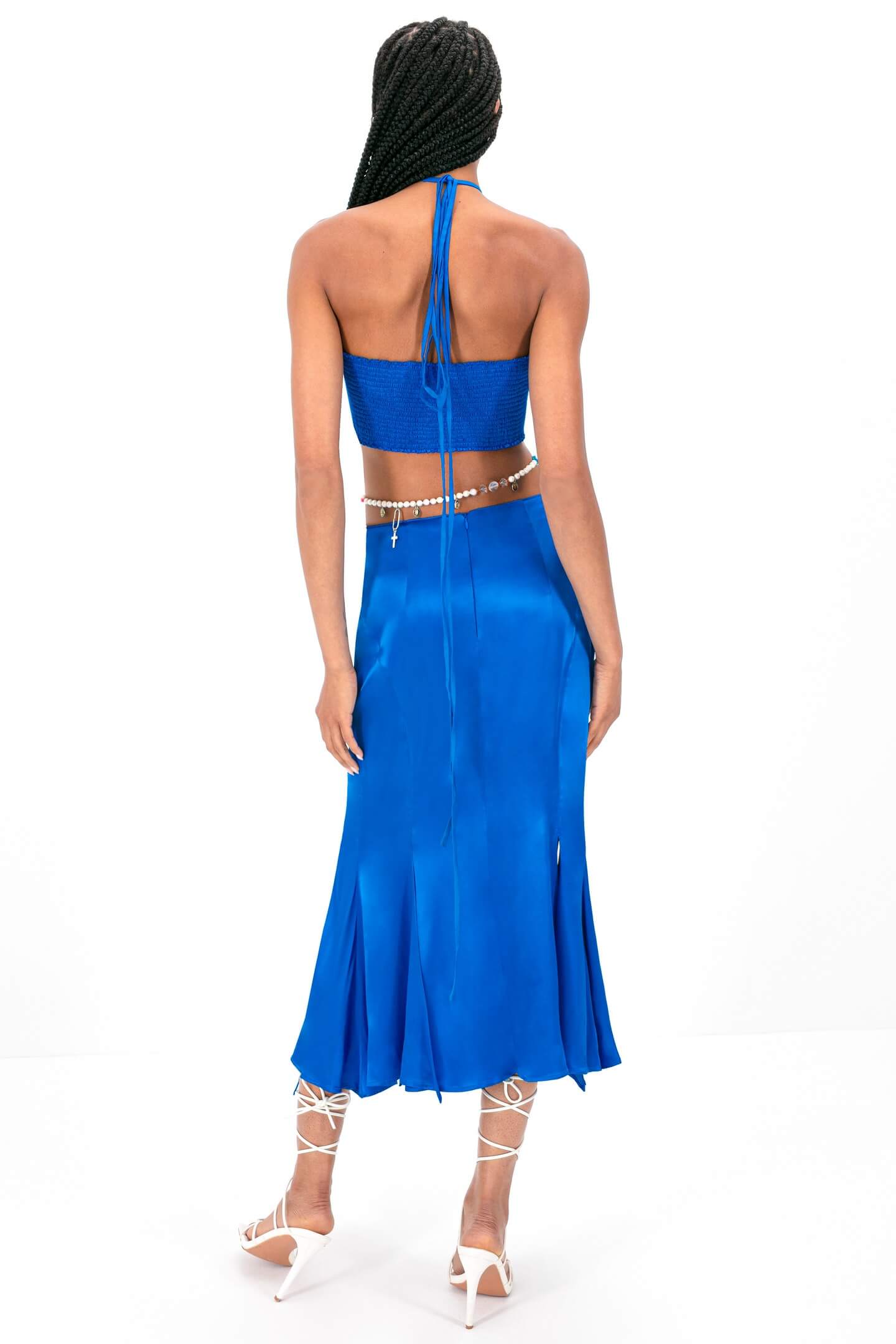 Model in Andromeda Skirt