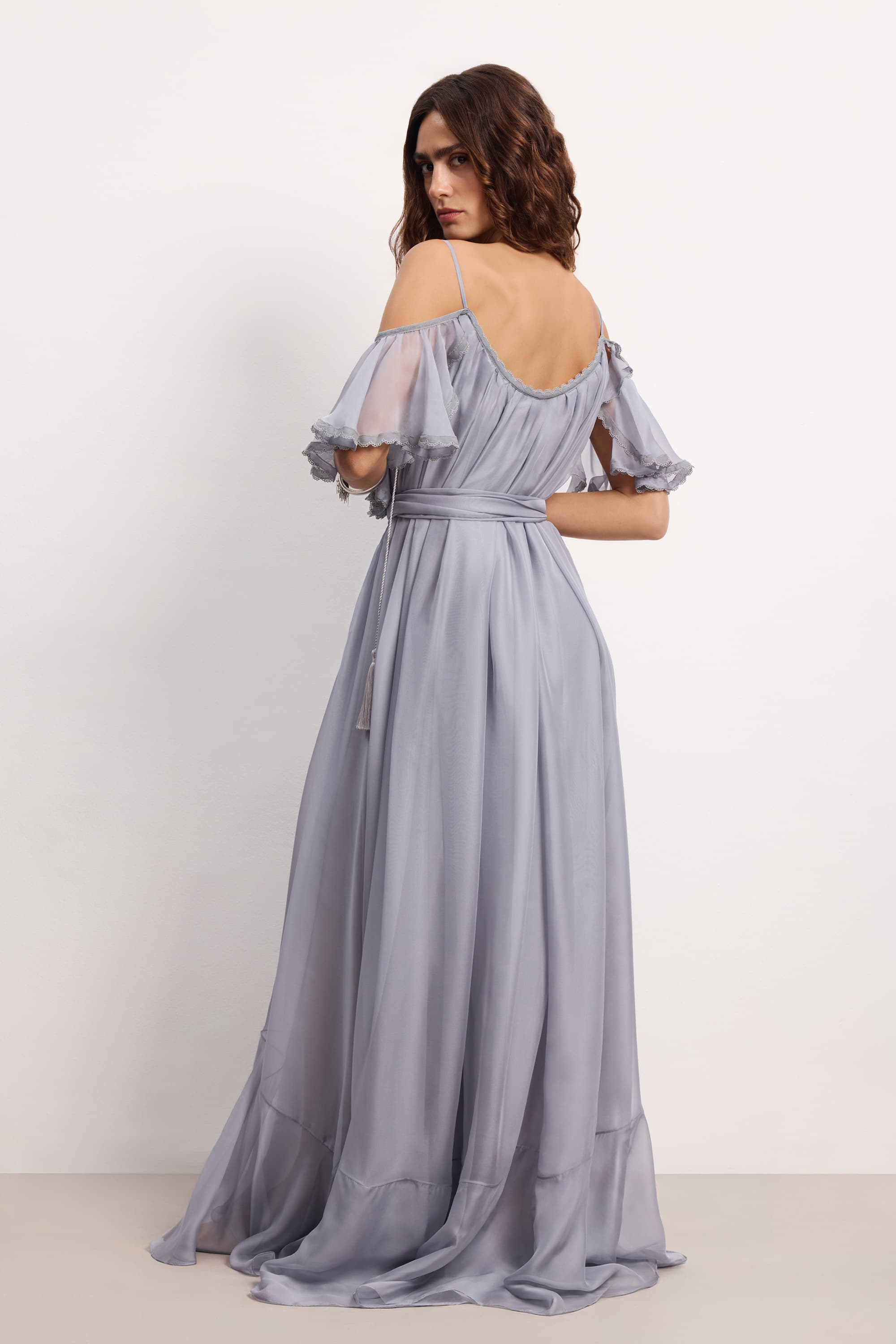 grey maxi dresses Kimmy Maxi Dress- Grey XL